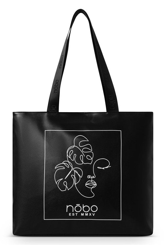 Shopperka Nobo z metalicznym wykończeniem