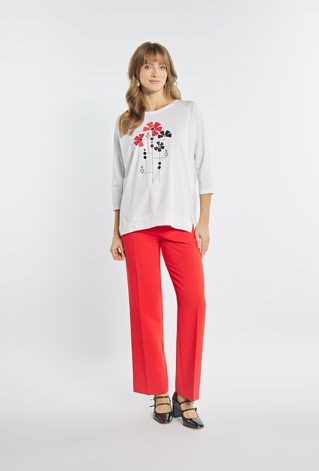 T-shirt z 3/4 rękawem