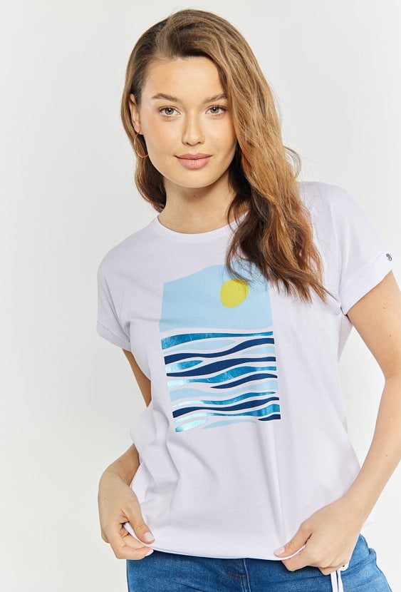 T-shirt damski z nadrukiem