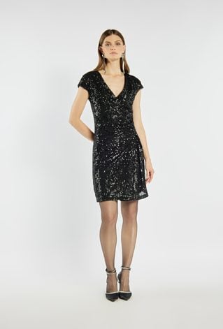 Elegancka sukienka z cekinami