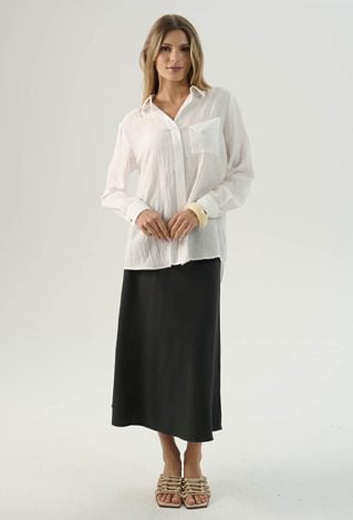 Minimalistyczna koszula z wiskozą