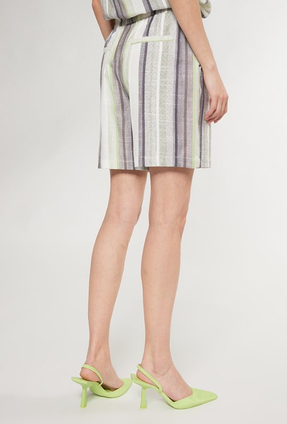 Szorty z wiskozy oraz bawełny