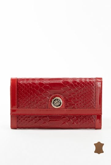 Portfel damski z subtelnym logo marki