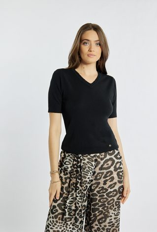 Sweter z krótkim rękawem