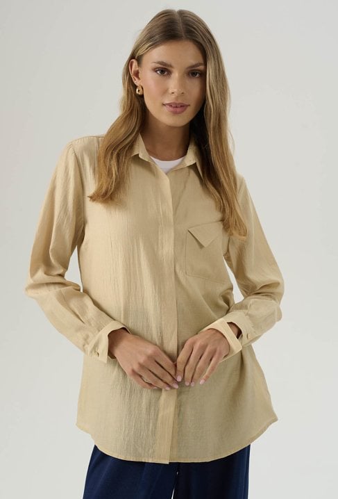 Minimalistyczna koszula z wiskozą