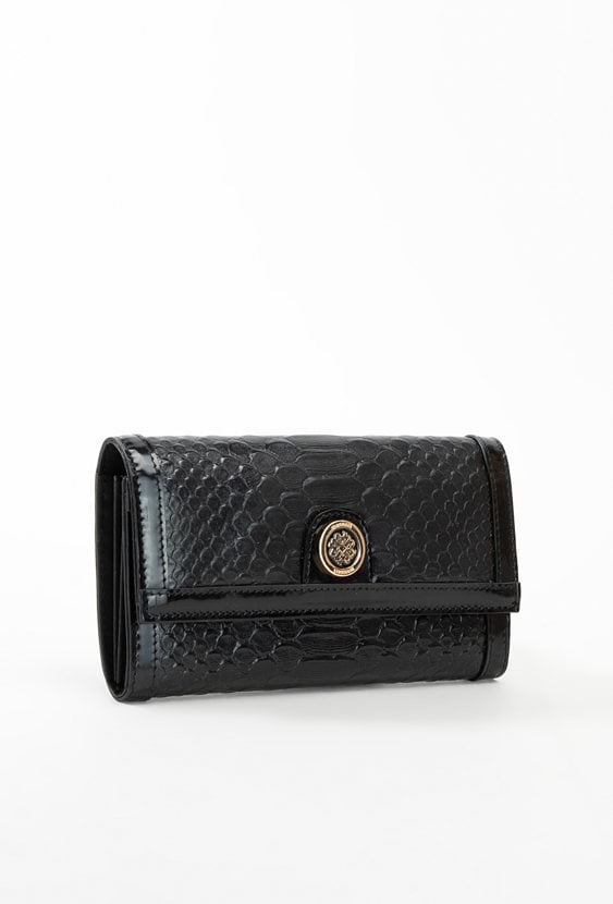 Portfel damski z subtelnym logo marki