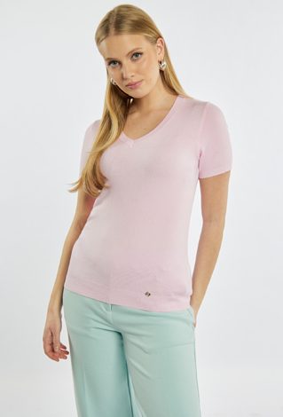 Sweter z krótkim rękawem