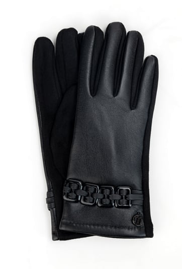 Damskie rękawiczki z łańcuchem