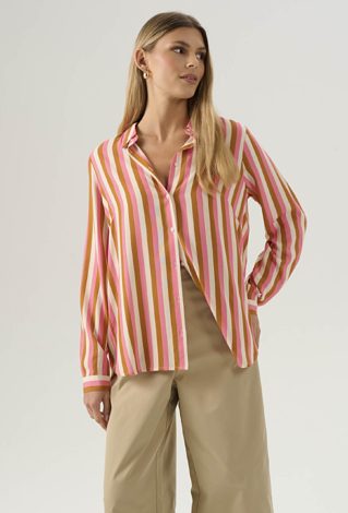 Wiskozowa koszula w ciekawy print