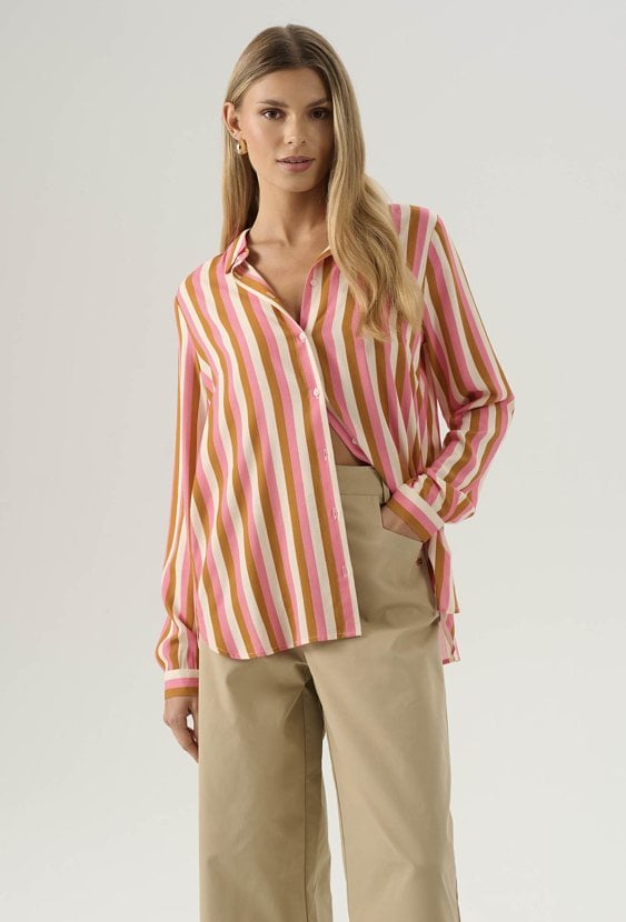 Wiskozowa koszula w ciekawy print