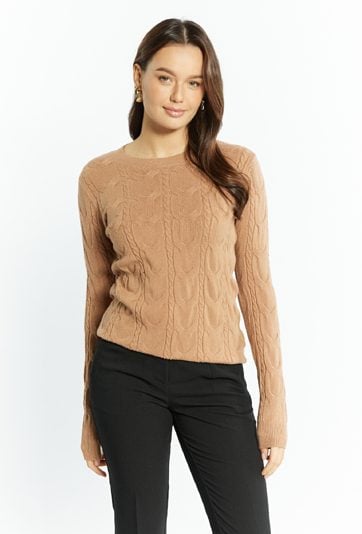 Dopasowany sweter damski