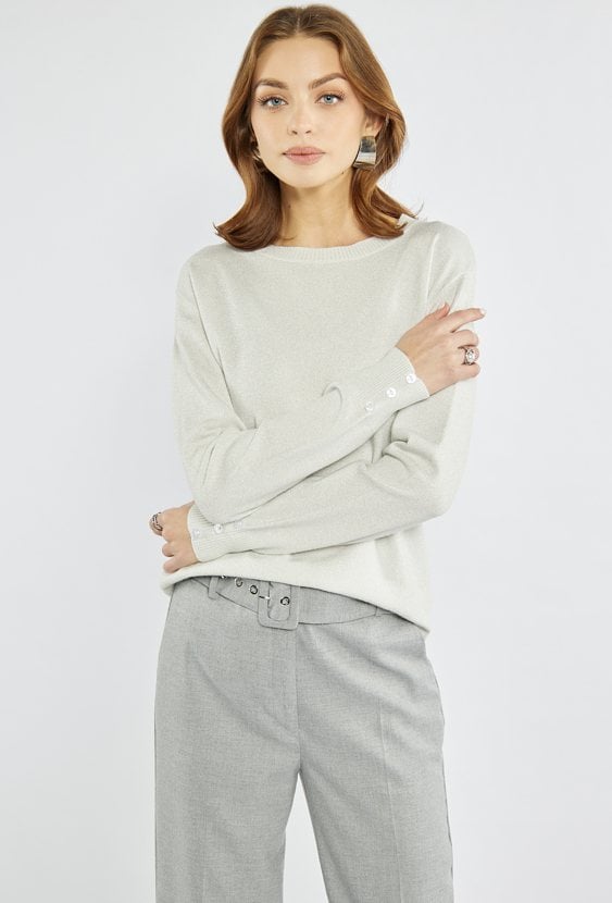 Połyskujący sweter