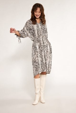 Sukienka mini w zwierzęcy wzór
