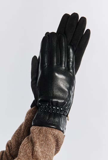 Rękawiczki z logo marki Monnari