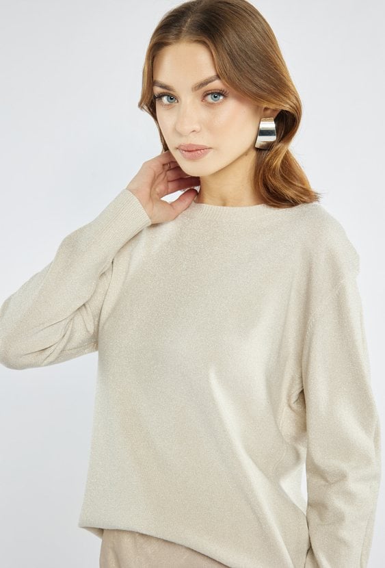 Połyskujący sweter