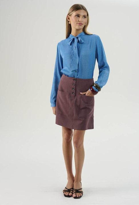 Koszula z dodatkiem wiskozy