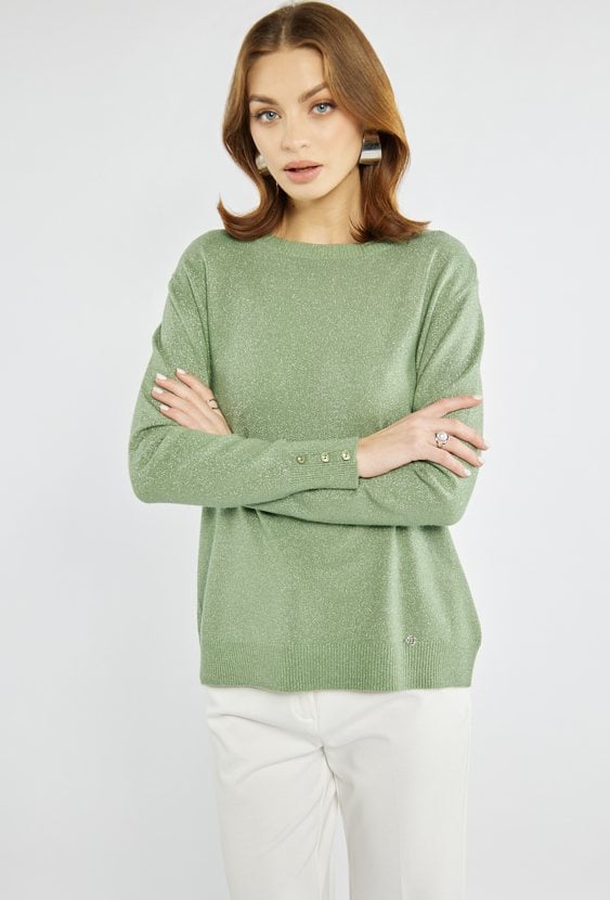 Połyskujący sweter