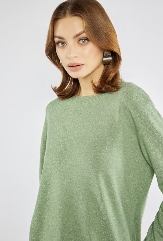 Połyskujący sweter