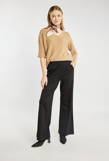 Spodnie z szeroką nogawką