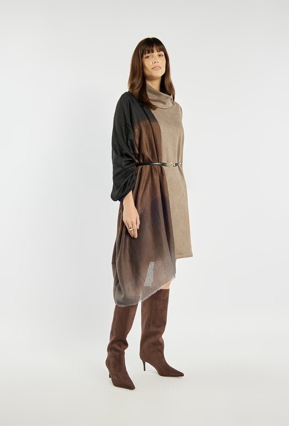 Stylowy szal z wiskozą