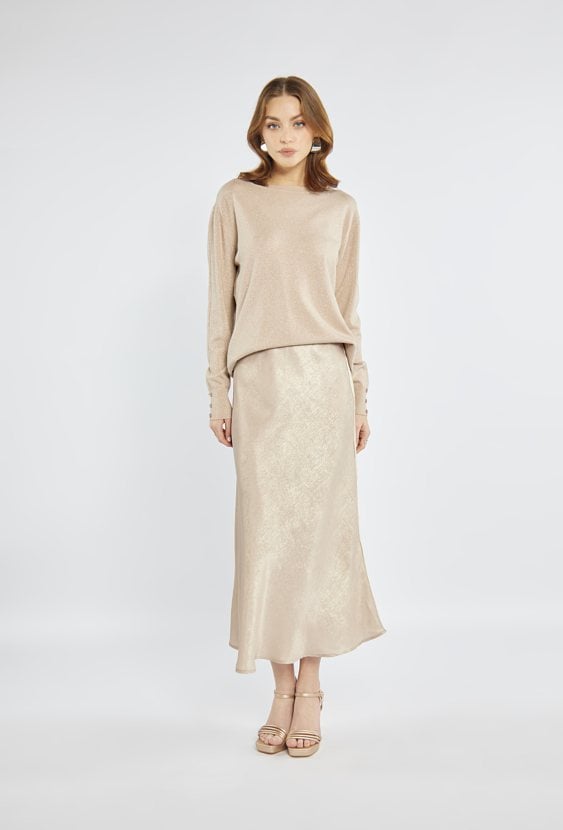 Połyskujący sweter