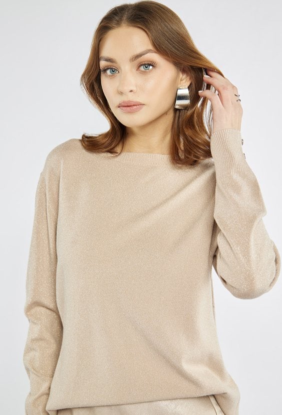 Połyskujący sweter