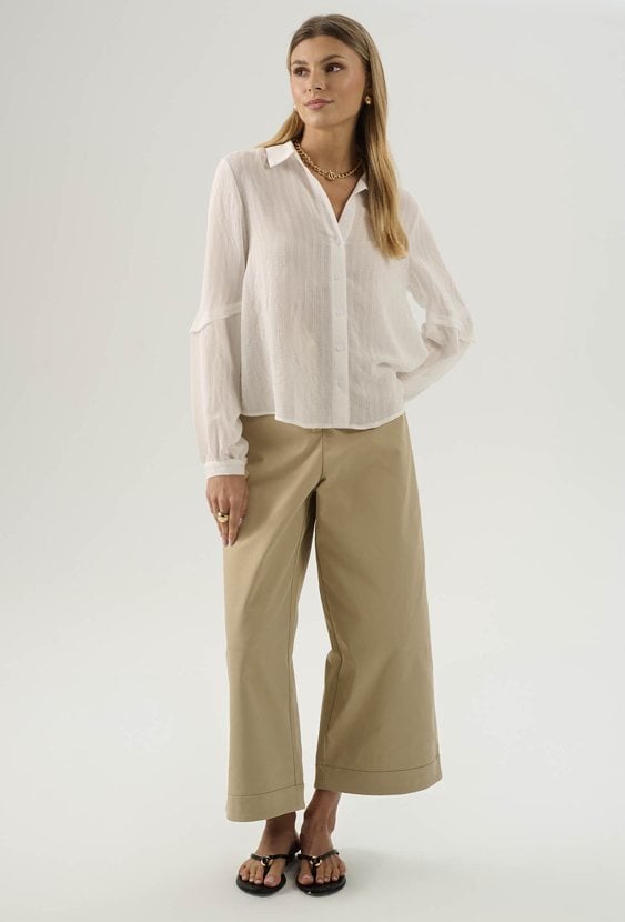 Biała wiskozowa koszula