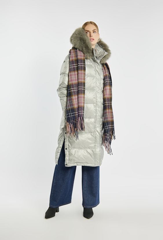 Szalik damski w kratę