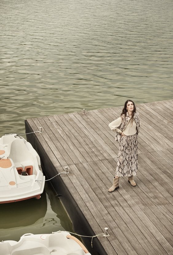 Krótka kamizelka damska