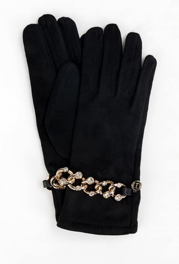 Rękawiczki z łańcuszkiem