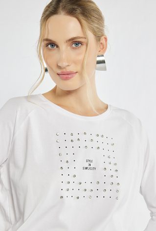 Bluzka z aplikacjami