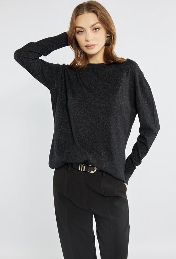 Połyskujący sweter