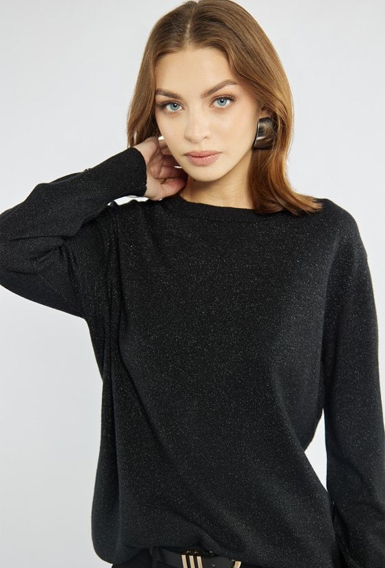 Połyskujący sweter