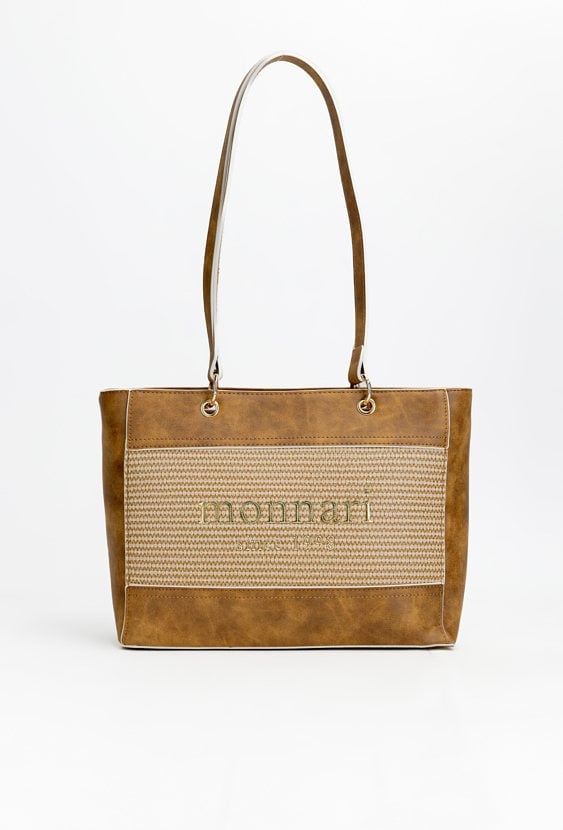 Torba damska z ciekawym panelem