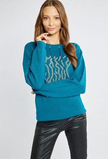 Sweter damski z wiskozy