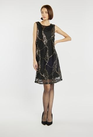 Sukienka o trapezowym kroju