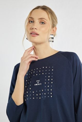 Bluzka z aplikacjami