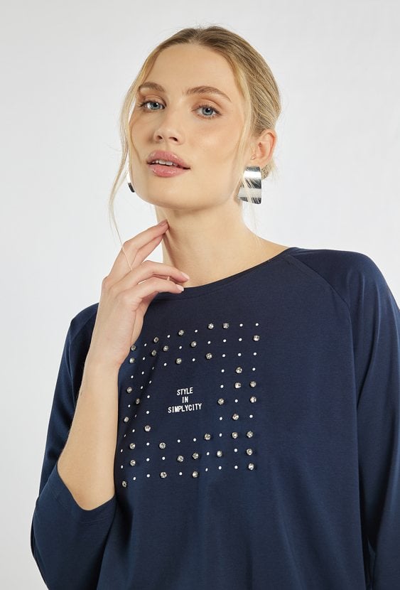 Bluzka z aplikacjami