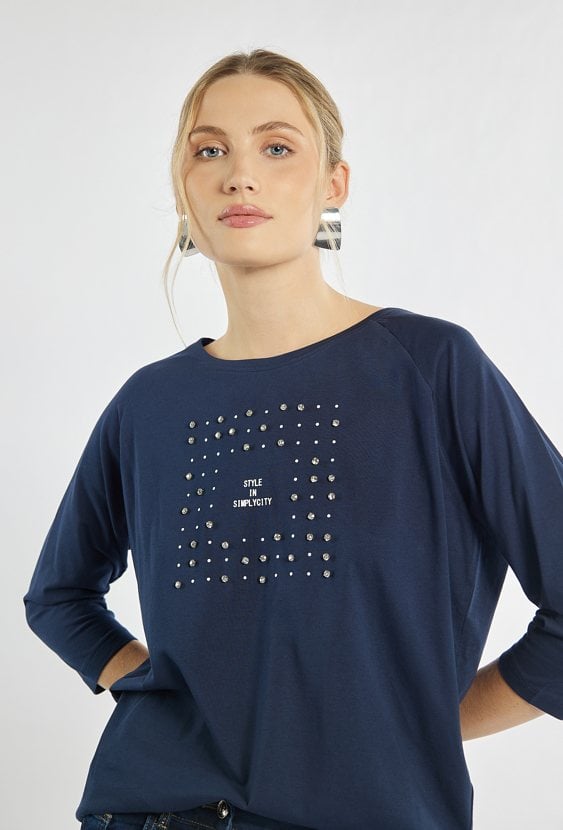 Bluzka z aplikacjami