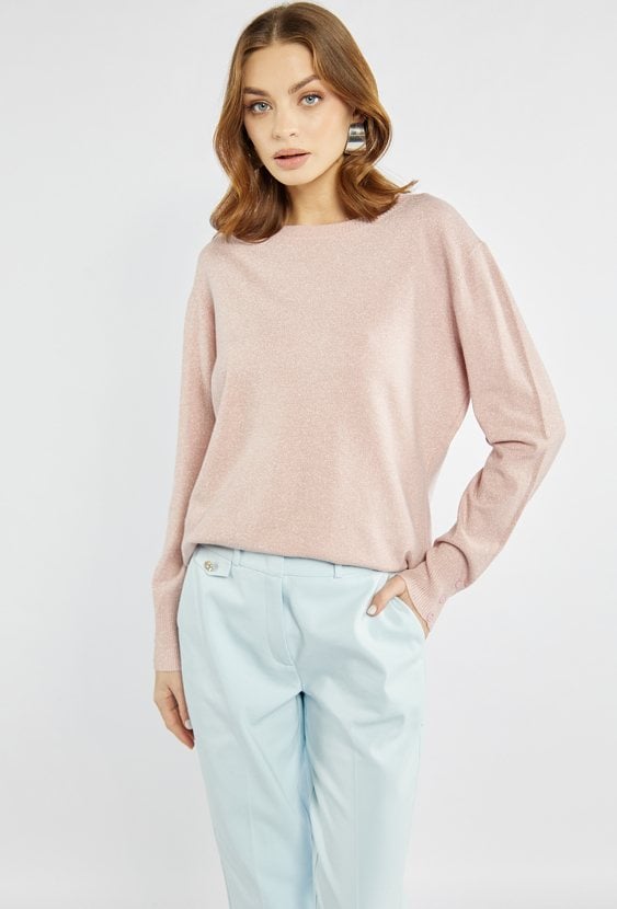 Połyskujący sweter