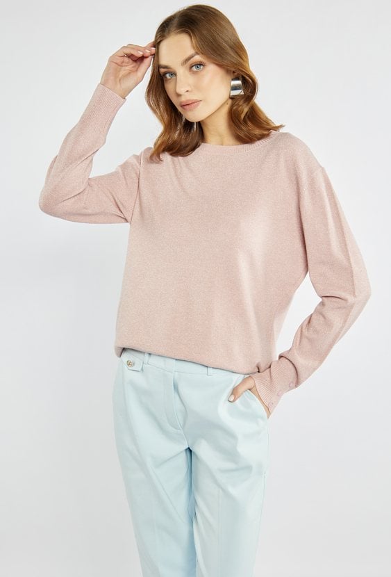 Połyskujący sweter