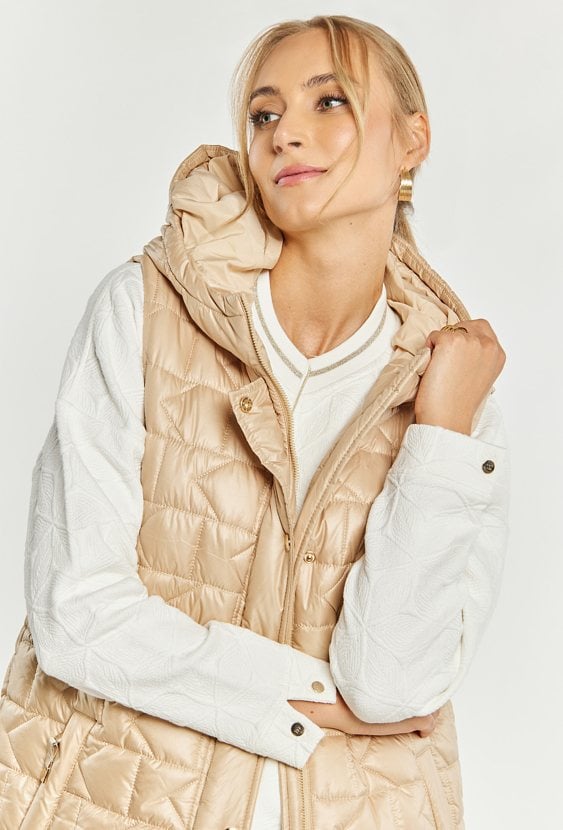 Długa kamizelka damska