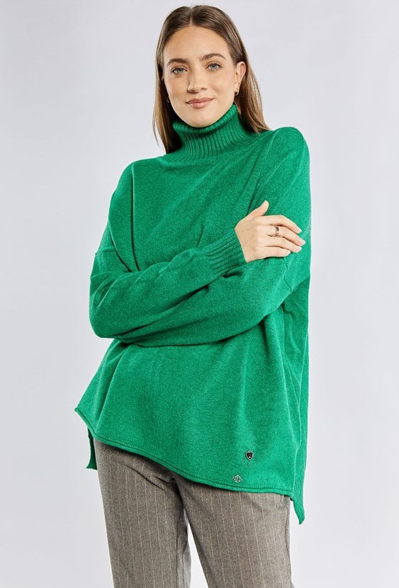 Sweter damski z golfem