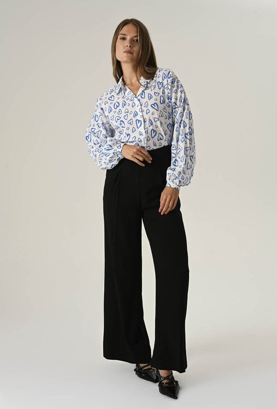 Bawełniana koszula w serca