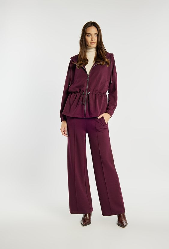 Spodnie z szeroką nogawką