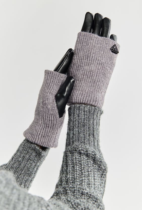 Rękawiczki damskie 2w1