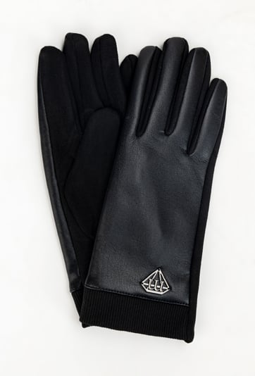 Damskie rękawiczki z blaszką