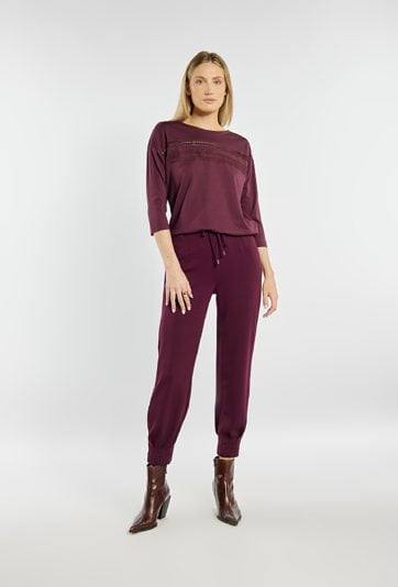 Spodnie z wiązaniem