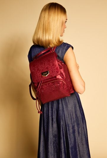 Plecak damski ze ściągaczem