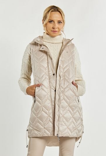 Kamizelka damska z kapturem